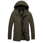 Elegant Cotton-Lined Winter Jacket