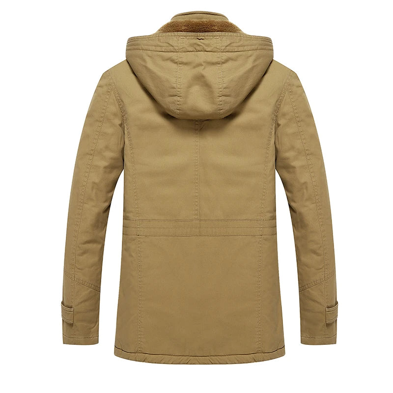 Elegant Cotton-Lined Winter Jacket