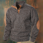 René | Knitted Sweater with Suede Details