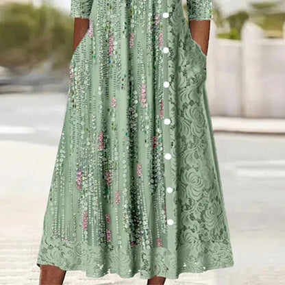 Fresh Meadow Midi Dress