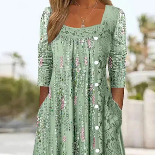 Fresh Meadow Midi Dress