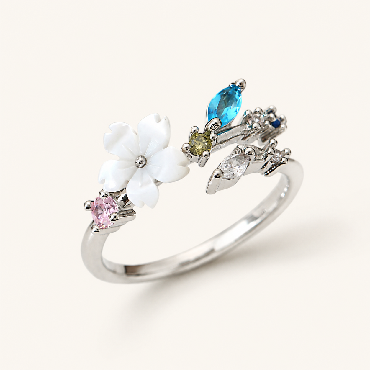 Cheska | Verstelbare Vintage Knuckle Joint Schattige Ring