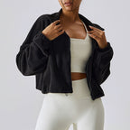 Fuzzy | Casual Jacket with Stand-up Collar