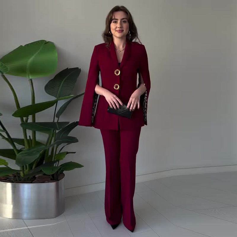 Zara | Blazer and Trousers with Split Sleeves
