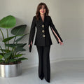 Zara | Blazer and Trousers with Split Sleeves