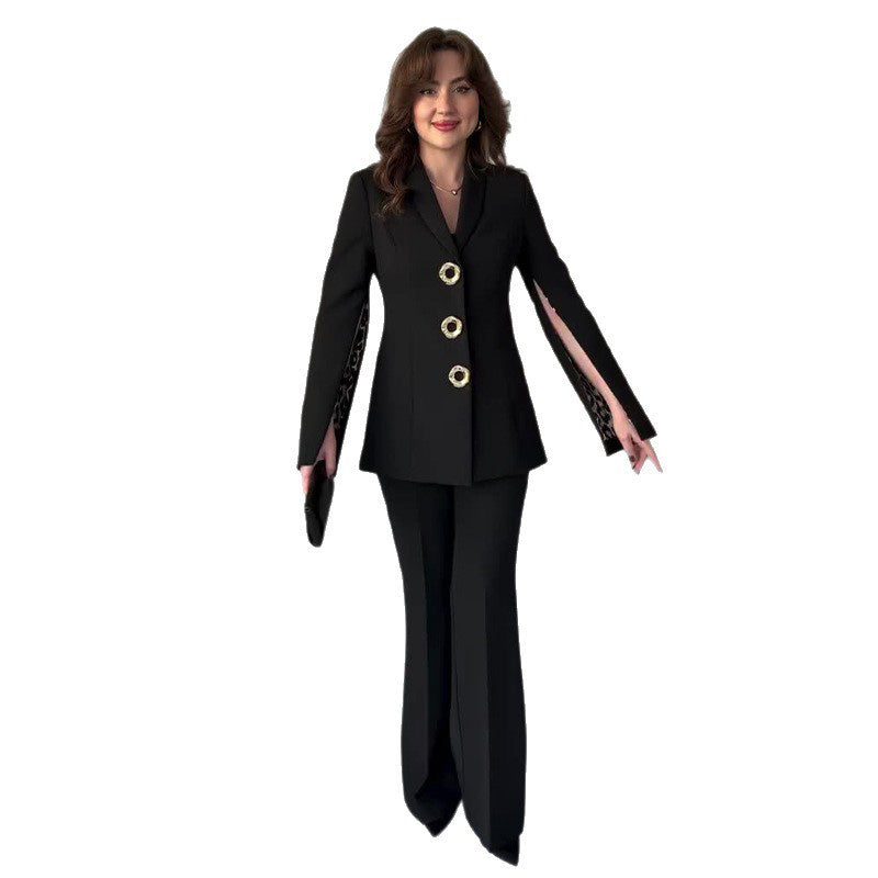 Zara | Blazer and Trousers with Split Sleeves