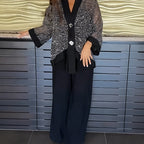 Karla | Cardigan + Wide Trousers Set