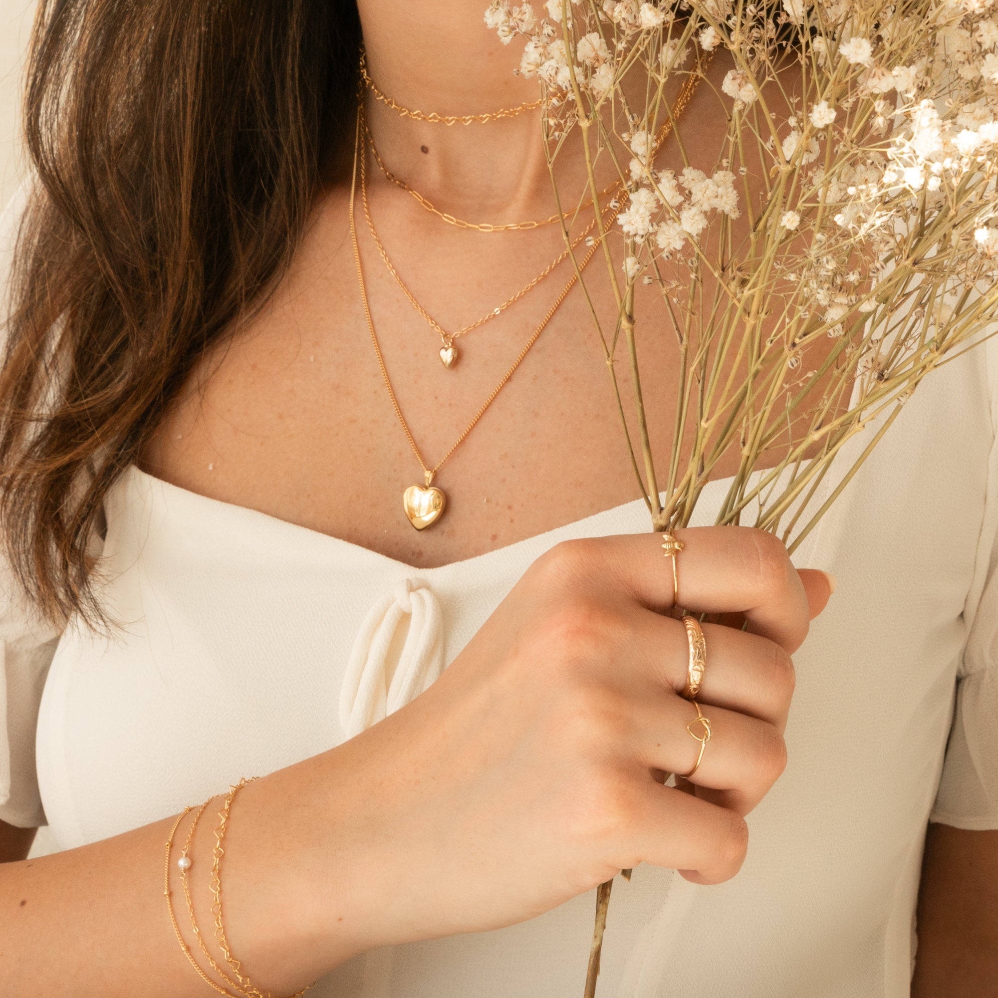 Thick Flower Ring