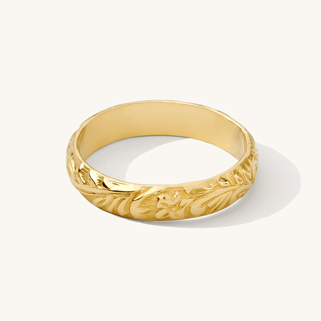 Thick Flower Ring