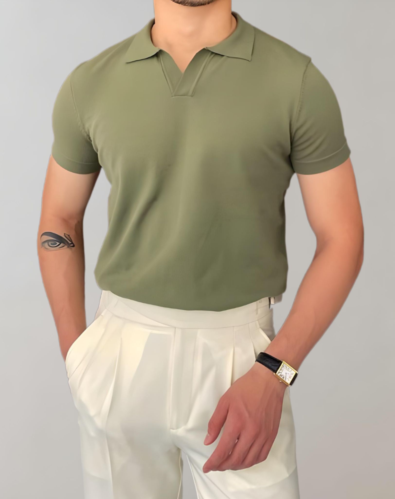 Central Style Men's Long Sleeve Shirt