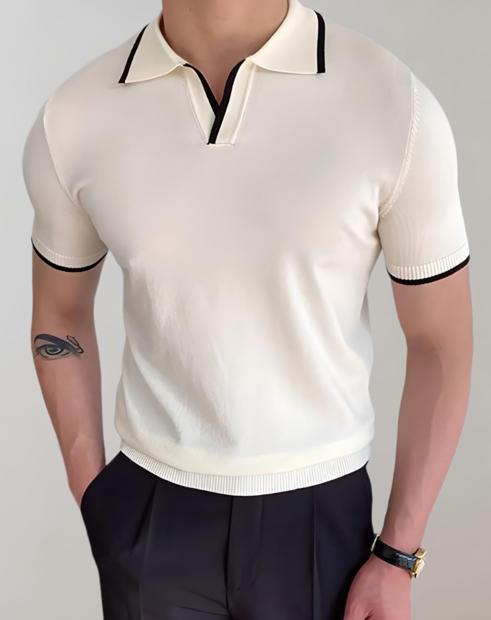 Central Style Men's Long Sleeve Shirt