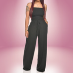 Celia | Summer Strapless Jumpsuit