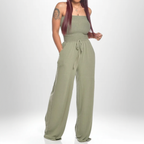 Celia | Summer Strapless Jumpsuit