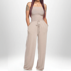 Celia | Summer Strapless Jumpsuit