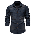Nathanial Cotton Denim Shirt
