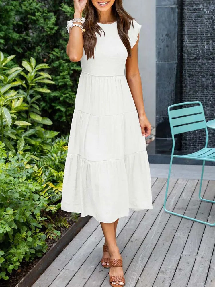 Megan | Sophisticated Tummy Covering Dress
