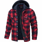 Kaspar - Checked Zip-up Jacket