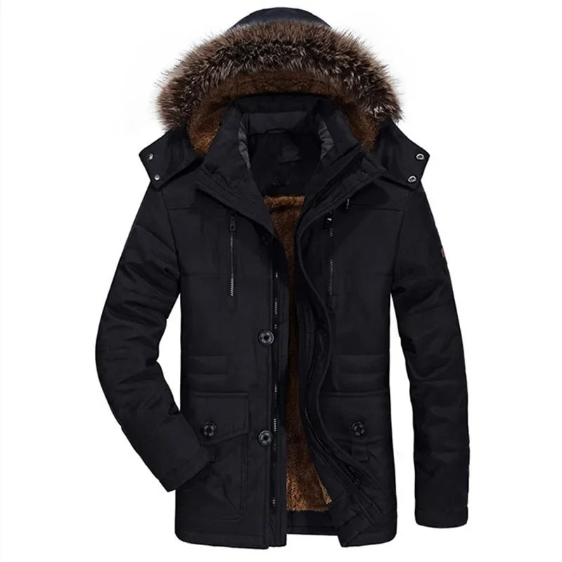 Cotton Hoodie Winter Jacket
