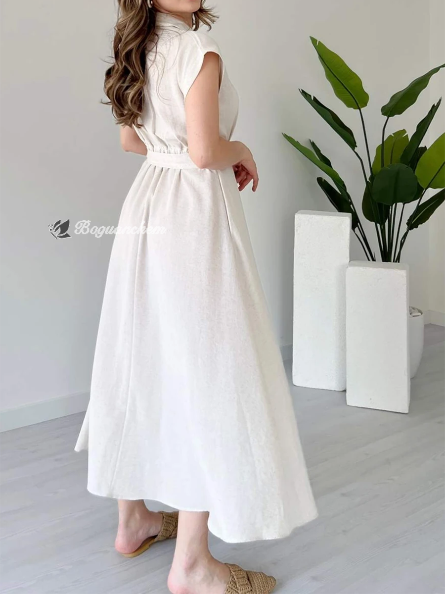 Valeria | Dress with metal ring belt