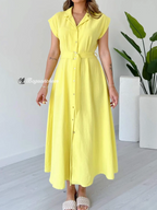 Valeria | Dress with metal ring belt