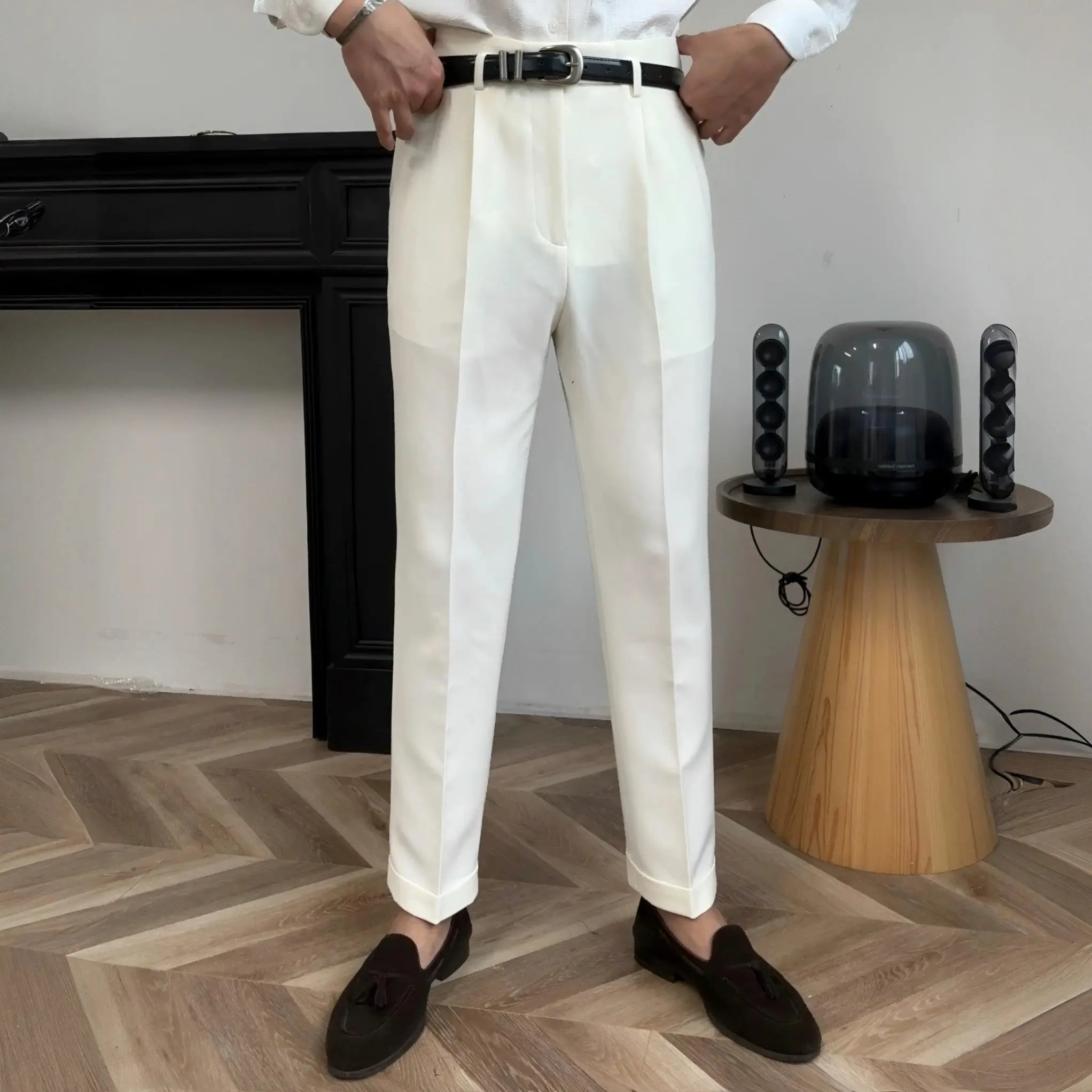 Classic Hollywood Trousers (with Belt)