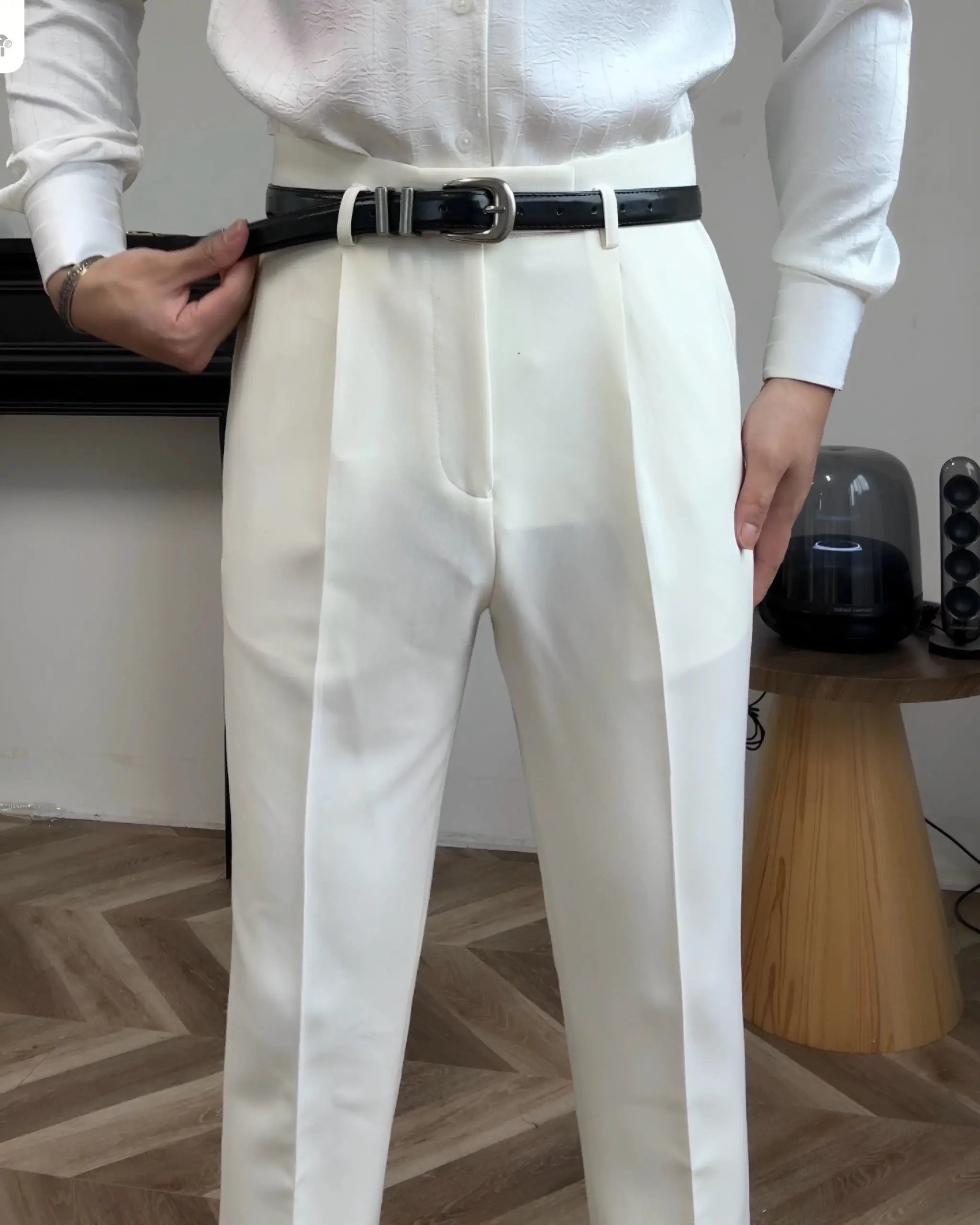 Classic Hollywood Trousers (with Belt)
