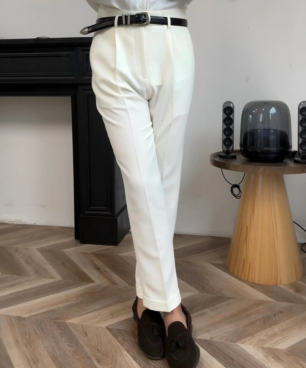 Classic Hollywood Trousers (with Belt)